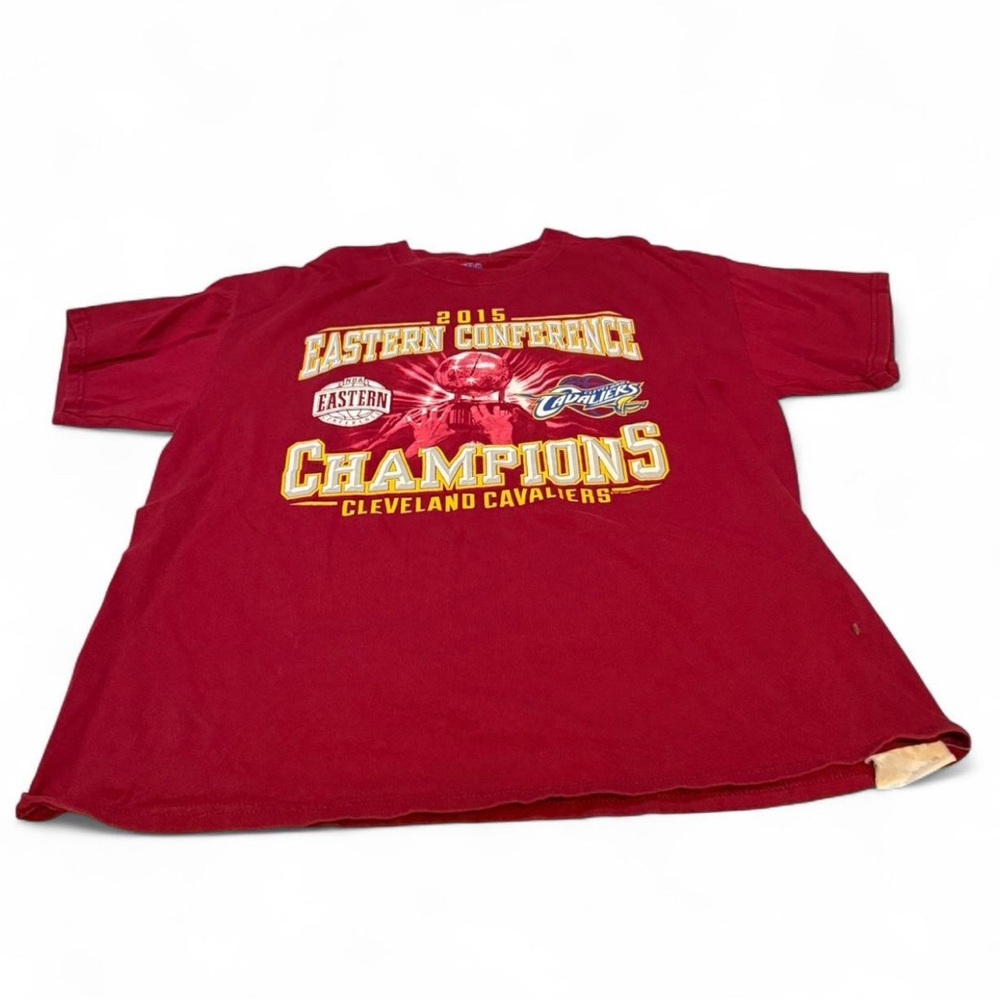 Vintage Cleveland Cavaliers 2015 Eastern Conference Champions Tee - Red